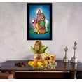 thumbnail image 3 of IBA Indianbeautifulart Radha Krishna Picture Frame Religious Poster Black Wall Frame Deity Photo Frame Wall Decor&nbsp;For Home/ Office/ Temple-12 x 18 Inches, 3 of 7