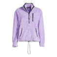 thumbnail image 2 of No Boundaries Junior's Plush Quarter Zip Pullover, 2 of 5
