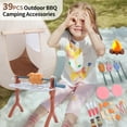 thumbnail image 5 of Kids Camping Set with Pop-Up Tent, 39PCS Pretend Camping Toys with Light-Up Campfire, Outdoor Adventure Play Kit for Boys & Girls Ages 3-6, 5 of 8