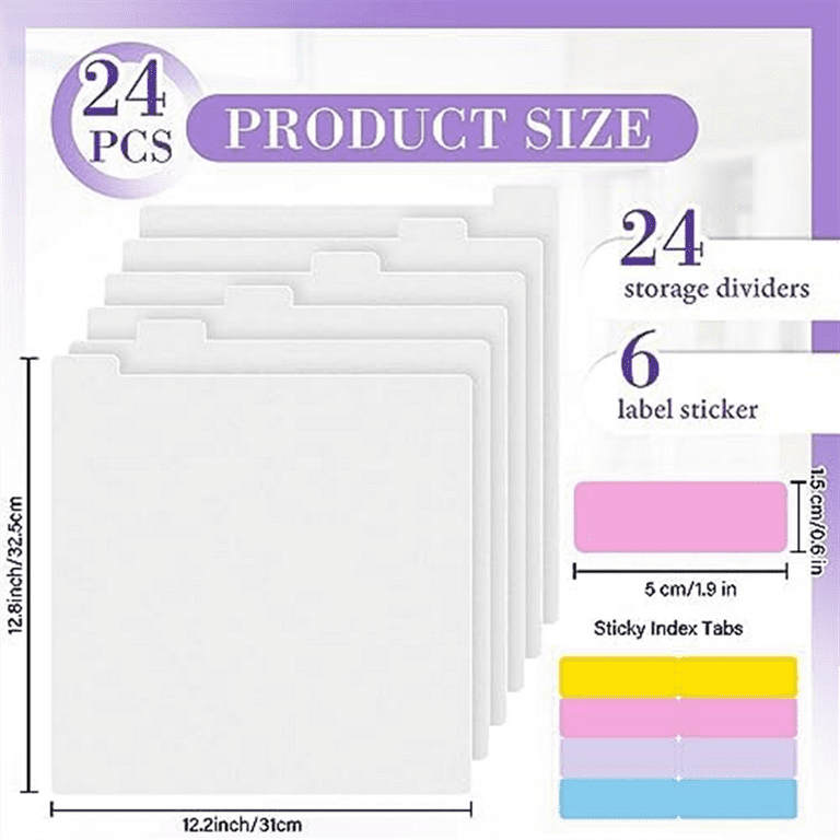 Greeting Card Organizer Tabbed Dividers - Classic (Set of 12) – Jot & Mark