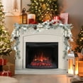thumbnail image 4 of Garland for Christmas Celebration Artificial Christmas Vine Decoration Indoor Outdoor Door Fireplace Showcase Home Celebration Ornament for Holiday Party, 4 of 6