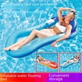 thumbnail image 2 of Hamaca inflable de PVC con clip para nadar, red flotante, juguete acuático con toldo, fila flotante inflable, 2 of 5