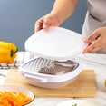 thumbnail image 5 of Râpe à Légumes avec Bol et Couvercle. Professionnel avec 3 Lames et Récipient Alimentaire Différents., 5 of 5
