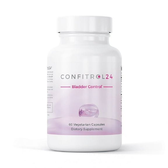Confitrol24 Bladder Control Dietary Supplement Reduces Bladder Leakage (60 Capsules)