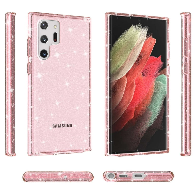 Dteck Clear Glitter for Samsung Galaxy S23 Ultra Case