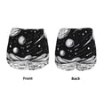 thumbnail image 5 of Picia Cosmic Landscape Celestial Art Pattern Women's 2 in 1 Athletic Running Shorts High Waisted Workout Casual Gym Sweat Shorts with Comfy Liner Zipper Pockets-X-Large, 5 of 9