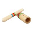 thumbnail image 4 of Music Colorful Wooden Crow Sounder Wood Guiro Kids Children Musical Toy Persussion Instrument, 4 of 7