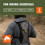Ozark Trail 2L Pearson Creek Hydration Pack, Black and Gray