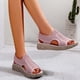 thumbnail image 2 of Amzcrzy Zapatos de mujer,Zapatos de mujer,Zapatillas de mujer, Sandalias de mujer con suela gruesa y boca de pez, lavables, deportivas, de malla, con punta abierta y suela blanda. Sandalias Mujer Zap, 2 of 5