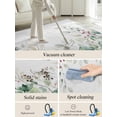 thumbnail image 5 of Sage Green Area Rug for Bedroom 5x7 Ft Eucalyptus Leaves Watercolor Leaf Red Fruit Country Super Soft fuzzy Throw Rug Non-Slip Fluffy Plush Indoor Floor Carpet for Living Room Nursery Home Decor, 5 of 8