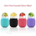 thumbnail image 2 of Ice Roller for Face, Pinkiou Ice Face Roller for Eyes, GuaSha,DIY Silicone Ice Mold for Face Massager, Facial Beauty Ice Roller Skin Care Tools,Roller for Face&Eyes,Remove Fine Lines(Black), 2 of 7