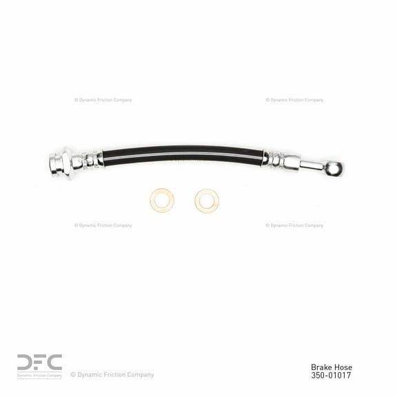 Rear Lower Dynamic Friction Company Brake Line Hose 350-01017 For 2007-2013 Suzuki SX4