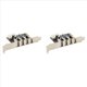 thumbnail image 1 of 2X Tarjeta Convertidora PCI-e A 4 Puertos USB 2.0 Tarjeta Adaptadora PCIE USB2.0 el Conjunto de Chips MCS9990 Permite el Intercambio en Caliente de la Tarjeta Elevadora USB, 1 of 5