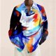 thumbnail image 1 of Camisa de hombre de moda casual graffiti abstracto calle al aire libre fiesta de graduación material de calidad suave y cómodo nuevo, 1 of 6