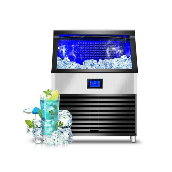 Commercial Automatic Cube Ice Maker Machine 126 Cubes 150KG