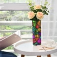thumbnail image 6 of Iauyy plastic Vases Translucentfor for Flowers 11.8" ，Colorful Design, 6 of 6