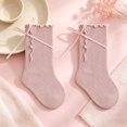 thumbnail image 4 of RFQWOVSR Baby Girls' Ruffle Bow Knee High Socks with Non-Slip Design, 4 of 6
