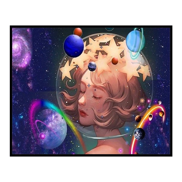 Cuadros Decorativos Kits de bordado DIY estampados de belleza de fantasía de punto de cruz completo de 11CT (szx2003) DQrwqpou Nuevos Originales