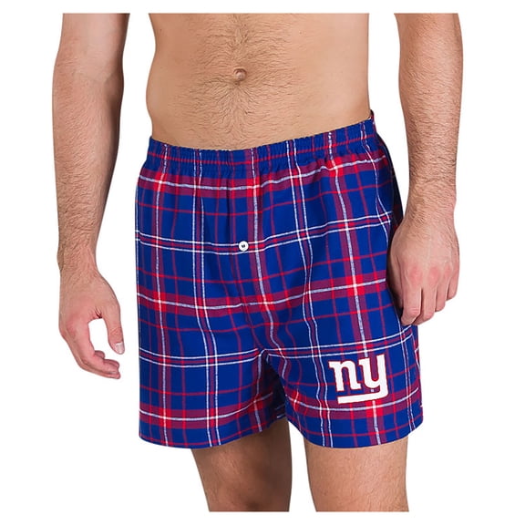Men's Concepts Sport Royal/Red New York Giants Ultimate Flannel Boxers