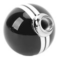 thumbnail image 3 of Shift Knob, 6 Speed Manual Gear Stick Shift Knob, Aluminum Shifter Knob Round Ball Shape, Replacement with 3 Adapters Fit for Universal Most of Vehicle, 3 of 7