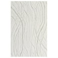thumbnail image 2 of Luxe Weavers Modern Abstract Wave Cream 5x7 Area Rug High Low Carpet, 2 of 9