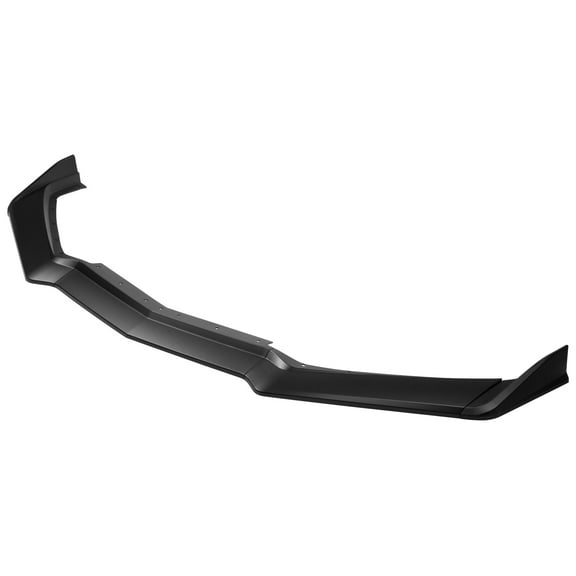Ikon Motorsports Compatible with Chevy Corvette C8 IKON Style ABS Front Bumper Lip Matte Black