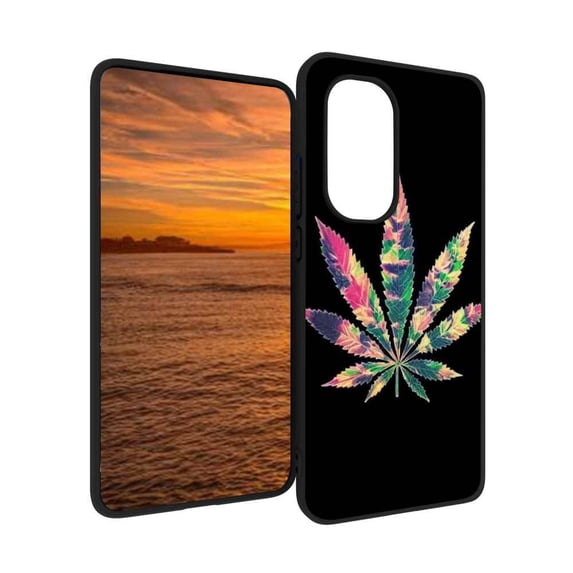 Compatible with Motorola Moto Edge 2022 Phone Case, hemp-plants-58-31 Case Silicone Protective for Teen Girl Boy Case for Motorola Moto Edge 2022