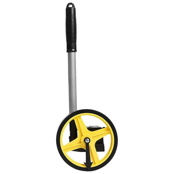 Measuring Wheel Distance Wheel Measurer Wheel Plastic 17.72 x 6.3 x 5.51in for Surveyors(Small Wheel, 12)