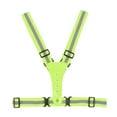 thumbnail image 1 of Gilet Réfléchissant LED Équipement de Course, Gilet de Sécurité Pratique Bande Réfléchissante Polyester Latex Soie Pompons PVC 3 Modes d'Éclairage pour Travail Extérieur Vert, Orange Rouge, Rose, Jaune, 1 of 7