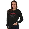thumbnail image 4 of Mechanic Rebel Garage Metal Edgy Rock Plus Size Long Sleeve Graphic Tee Shirt Brisco Brands 2X, 4 of 5