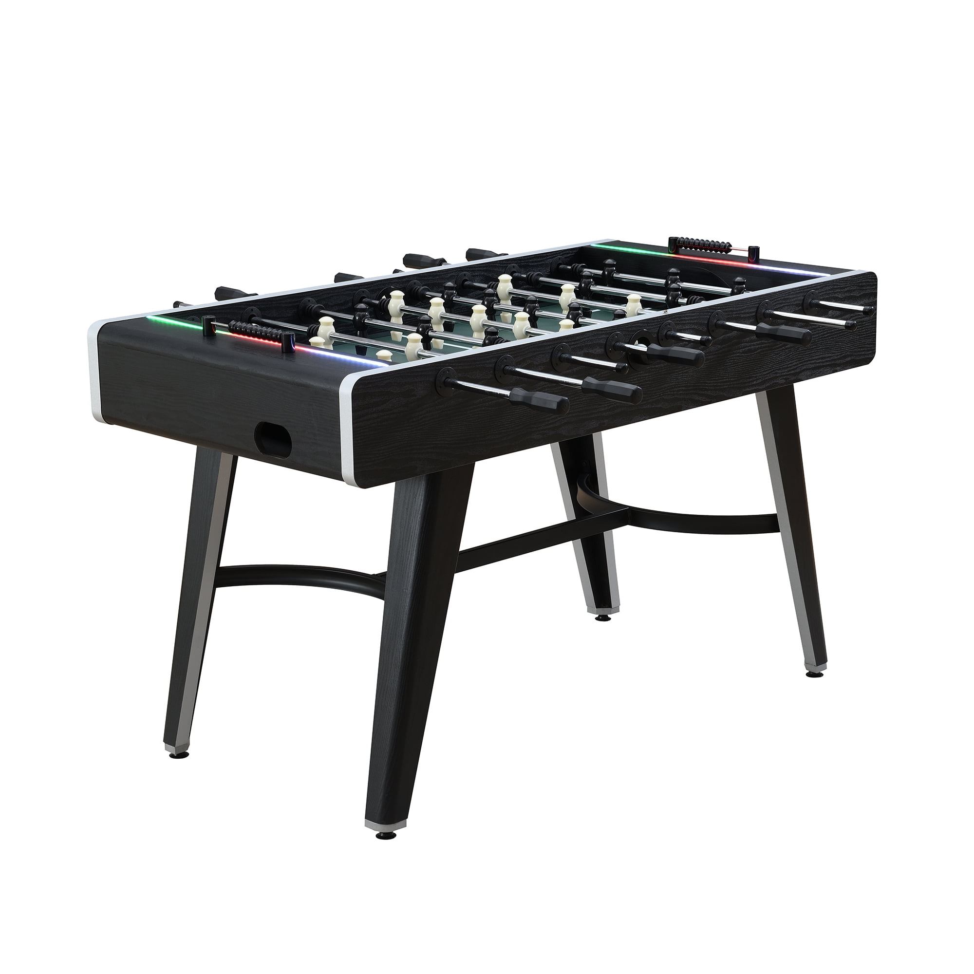Picket House Furnishings Lacy Indoor Foosball with LED in Black (3A Packing)