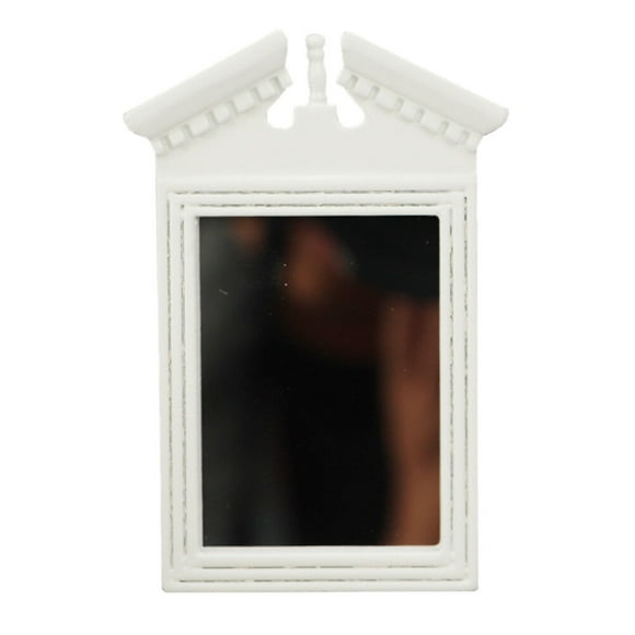 1pc Mini Wall Mirror Dressing Mirror Model Mirror Miniature Mini House Supplies