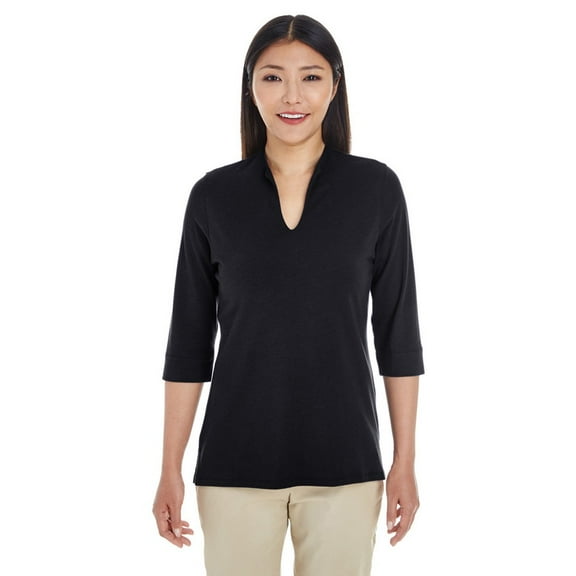 Devon & Jones DP188W Tshirt Perfect Fit Tailored Open Neckline Top Women's