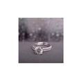 thumbnail image 5 of 1.85 Carat (Ctw) Lab-Created Moissanite Engagement Bridal Wedding Ring Set 14K White Gold with Diamonds 1/4 Carat (Ctw) for Women, 5 of 6