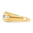 thumbnail image 3 of Auriga 14k Yellow Gold Diamond 6-stone Men's Ring Size- 10, 3 of 6
