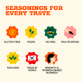 thumbnail image 5 of HOXY Journey of Korea "Korean Ramen Seasoning" | Gluten Free, Vegan, No-MSG | Premium Finest Ramen Seasoning Powder | 5.3oz (Beef), 5 of 10