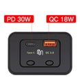 thumbnail image 4 of tssuouriy Qc 3.0 Car Charger Adapter Adapter Car Power Charger 48W Type-C Car USB Chargers With Button Switch, 4 of 6
