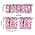 thumbnail image 6 of Kitchen Curtains 24 Inch Short - 3 Panel Set, Cute Cow Print Farmhouse Curtains, Rod Pocket, 100% Polyester for Rustic Farm, Kitchen, Cafe, Living Room, Easy Wash, 6 of 6