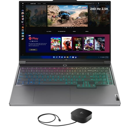Lenovo Legion Slim 7i Gaming/Entertainment Laptop (Intel i9-13900H 14-Core, 16.0in 240 Hz Wide QXGA (2560x1600), GeForce RTX 4070, Win 11 Pro) with G2 Universal Dock