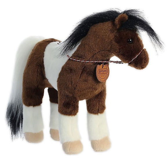Aurora - Large Brown Breyer - Showstoppers - 11" Paint Horse - Exquisite Stuffed Animal