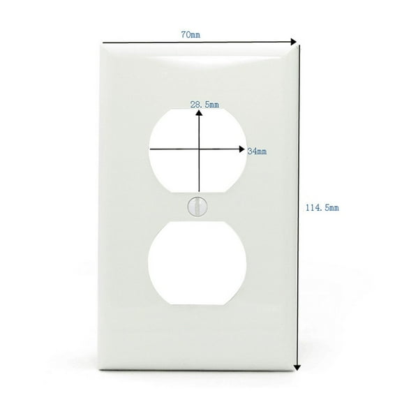 Outlet Covers Wall Plates,Standard Size Duplex Outlet Covers