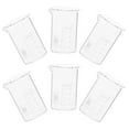 thumbnail image 4 of 6-Piece Glass Measuring Beakers Set for Chemistry Lab, Laboratory Glassware for Precise Liquid Measurement and Scientific Experiments, 4 of 6