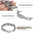 thumbnail image 2 of Outil Multifonctionnel Bracelet 29 Po 1 Acier Inoxydable Extérieur Survie d'Urgence Bracelets, 2 of 5