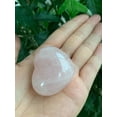 thumbnail image 2 of Large Rose Quartz Heart, 1.75" Polished Rose Quartz Puffy Heart, 2 of 10