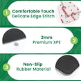 thumbnail image 4 of Mahjong Mat 31.5" x 31.5" candy canes simple Non-Slip Noise Reduction American Mahjong Tiles Table Cover for Dominoes Poker Card Board Games Gift, 4 of 8