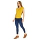 thumbnail image 2 of Blusa Mujer Sin manga Escote V Moda Casual Cómoda Mostaza 550336 amarillo EG Incógnita 550336, 2 of 5