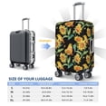thumbnail image 6 of Fotbe Sunflowers And Bird Luggage Cover Protector,Suitcase Protector,Scratch and Dirt Resistant,Fits 18-32 Inch Luggage-Small, 6 of 9