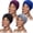 Multicolor, variant on 4 Pieces Turbans for Women Soft Pre Tied Knot Fashion Pleated Cancer Turban Cap Chemo Headwrap Sleep Hat, 4 Colors