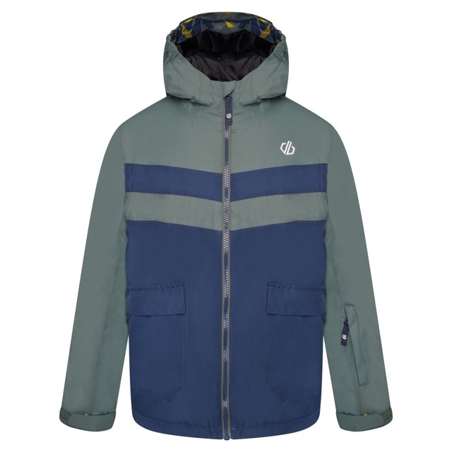 Dare 2B - Chaqueta de Esquí para Niños/Niñas (Verde Pato, Luz de Luna)