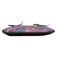 thumbnail image 3 of Gaming Chair Seating Cushion Set of 4, Continuous Joystick Gamepad Vintage, Seat Pads for Office with Anti-slip Backing, 16"x16", Pink Violet Blue, by Ambesonne, 3 of 7